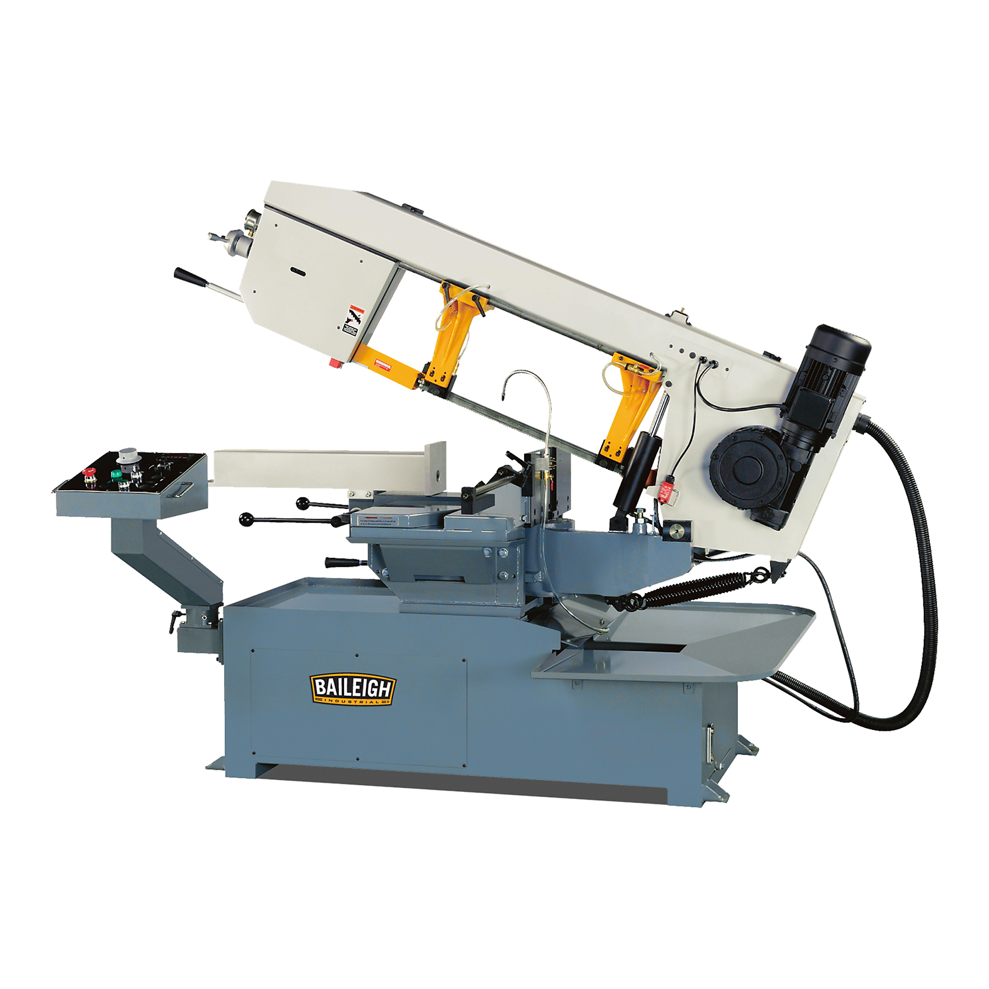 Baileigh, Dual Mitering Bandsaw, Horsepower 3 HP, Volts 220 Power Type Corded, Model# BS-20M-DM